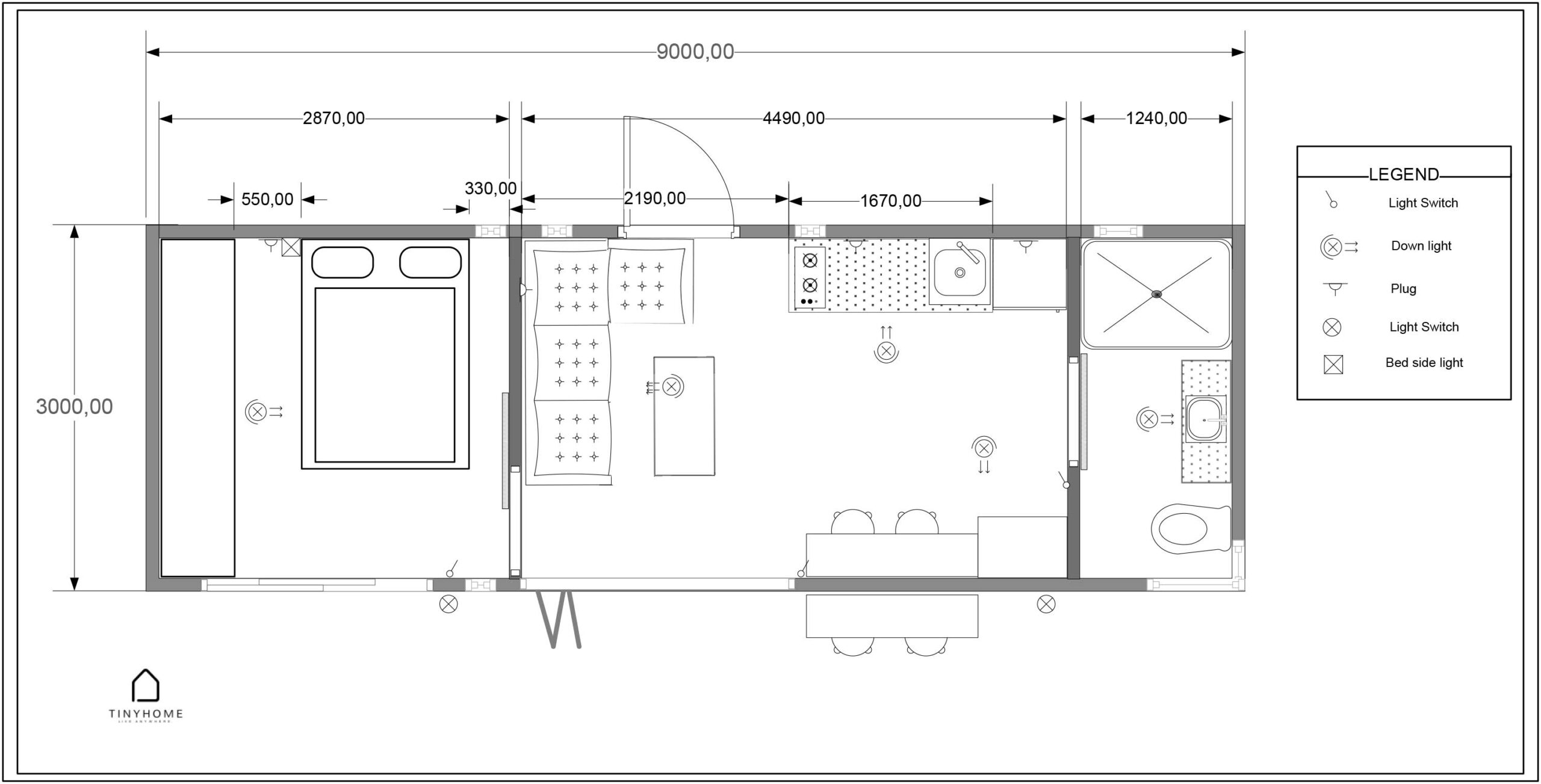 Figur 9 tiny home floorplan