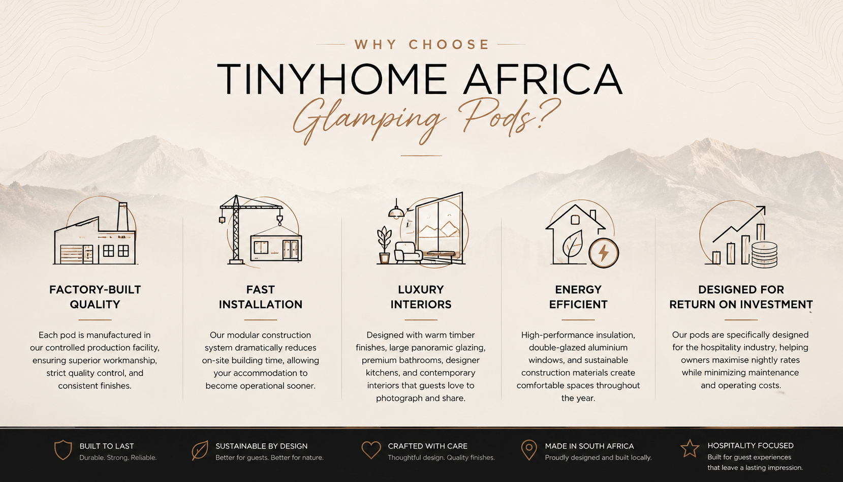 why choose glamping pods